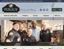 Tablet Screenshot of mjpd.org